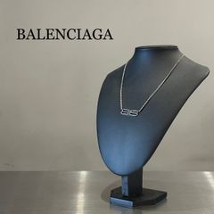 BALENCIAGA BBロゴ ネックレス(領収書、鑑定付き) - メルカリ
