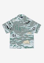 SAPEur Hataka Aloha Shirt S/S ShirtGreen - メルカリ