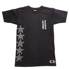 CHROME HEARTS スタープリント ポケットTシャツ ブラック S - メルカリ