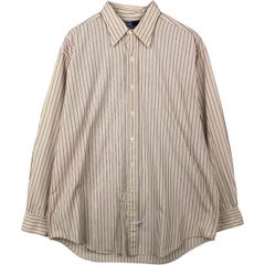 90s ラルフローレン 裾ポニー ビッグシャツ L 黄色ストライプ 8386B 90s ラルフローレン 裾ポニー ビッグシャツ L 黄色ストライプ 8386B