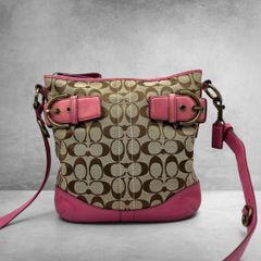RARE COACH コーチピンクミニ Zoe ショルダーバッグ - メルカリ