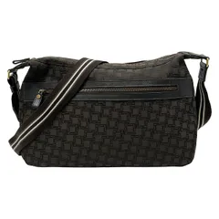 dunhill/ALFREDDUNHILL(ダンヒル) ショルダーバッグ - ダークブラウン×アイボリー×カーキ レザーのサムネイル