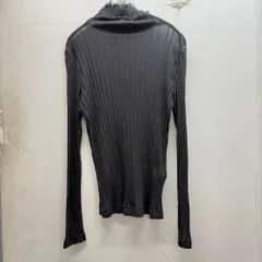 Y's ワイズ GAUZE RIB LONG SLEEVE HIGH NECK T 長袖ハイネックTシャツ YD-T62-961 グレー系 size:2 【中目黒B06】のサムネイル
