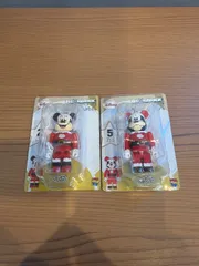 ベアブリック BE RBRICK ディズニー オーナーメントくじ　ミニーマウスサンタ　グーフィーサンタセット
