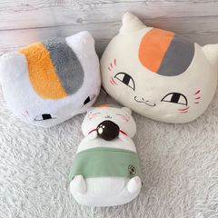 나츠메 친구 장 냥코 선생님 3 점 세트 냥코 선생 차방 라스트 원상 돔형 쿠션 상품 3