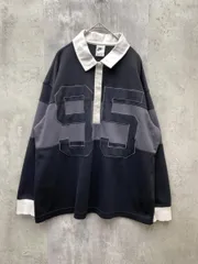NIKE ナイキ ロングスリーブ グラフィック ポロトップ ポロシャツ ウィメンズ カジュアル sizeM/BLK/SAIL ■◇ レディース