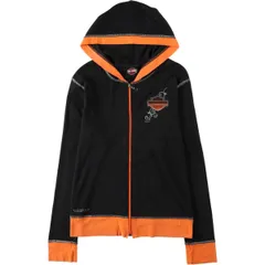 古着 00年代 ハーレーダビッドソン Harley-Davidson スウェットフルジップパーカー レディースS相当/eaa649220のサムネイル