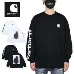 カーハートWIP ロンT Carhartt WIP Tシャツ 長袖Tシャツ トップス 袖プリント メンズ レディース ブランド 大きいサイズ おしゃれ おすすめ 人気 ルーズフィット 白 黒 carhartt204 M L XL XXL