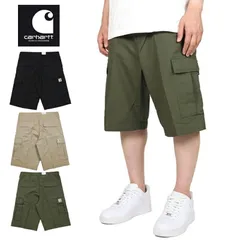 カーハート WIP パンツ CARHARTT WIP ショートパンツ ハーフパンツ ショーツ カーゴパンツ メンズ ブランド 大きいサイズ 黒 おしゃれ おすすめ 人気 ブラック 30 32 34 36のサムネイル