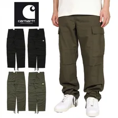 カーハート WIP パンツ CARHARTT WIP カーゴパンツ ワークパンツ メンズ ブランド 大きいサイズ おしゃれ かっこいい おすすめ ストリート REGULAR CARGO PANT ブラック 30 32 34 36のサムネイル