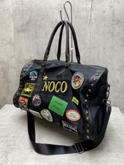 FOQO BAG Y2K ワッペン スタッズ ボストンバッグ 2WAY グランジ - メルカリ