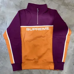 Supreme 17aw 2-Tone Half Zip Sweatshirt "Bright Orange" Sサイズ シュプリーム ハーフジップ スウェット 南堀江店のサムネイル