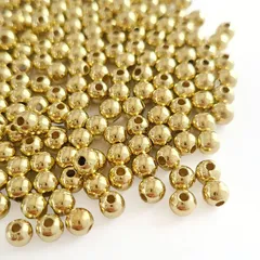 5mm ラウンド ビーズ イエローゴールドのサムネイル