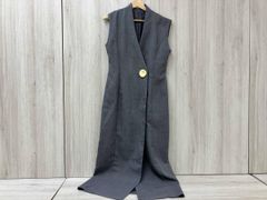ザラ】ダメージ加工 カットオフ ノースリーブ ロング ワンピース XS 