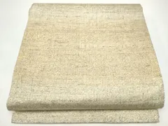 平和屋着物●桝屋高尾　(ねん金綴錦)　全通柄袋帯　段霞文　金糸　正絹　逸品　CABI8978hyのサムネイル