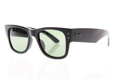 レイバン RAY BAN MEGA WAY FARER BLACK 901/31 RB0804S-F メガ ウェイ ファーラー ブラック ダーク グリーン レンズ サングラス 黒 【ブランド古着ベクトル】【中古】▲■260612のサムネイル