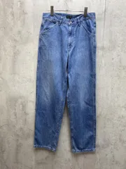 UNIQLO ユニクロ 綿100% ワイドフィットジーンズ デニムパンツ カジュアル 着回し size4/ブルー ■■ レディース