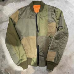 Sacai 24ss MA-1 Taffeta Blouson KHAKI - メルカリ