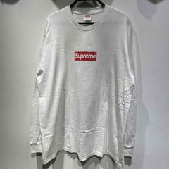 Supreme Box Logo L/S Tee ホワイト - メルカリ