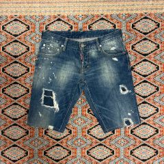 DSQUARED2 デニムショートパンツ ダメージ加工 イタリア製 - メルカリ