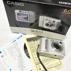 【送料無料】CASIO/カシオ/QV-R61/シルバー/コンパクトデジタルカメラ/デジカメ/撮影/写真/動作品/稼働品/中古品/一部不良あり/乾電池式のサムネイル