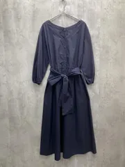 Diagram ダイアグラム グレースコンチネンタル 前後Vネック ロング シャツワンピース 日本製 size36/ネイビー ■◆ レディースのサムネイル