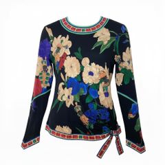 近年美品 LEONARD レオナール シルクウール ブラウス セーター - メルカリ