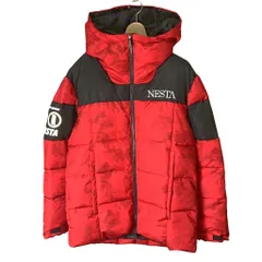 ネスタブランド NESTA BRAND 中綿ジャケット 迷彩 カモフラ柄 撥水 バックロゴ刺繍 203NB1700 XL 赤 レッドのサムネイル