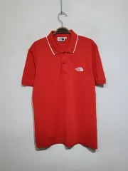 (100) ザノースフェイス 半袖 カラーTシャツ 登山ウェア PK ポロシャツ