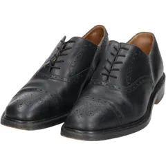 古着 グレンソン GRENSON footmaster セミブローグ ストレートチップシューズ 英国製 8 1/2 G メンズ27.0cm相当/saa015299のサムネイル