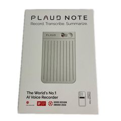 ほぼ未使用 レシート付き】PLAUD NOTE AIボイスレコーダー動作確認済