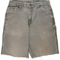 Carhartt ペインターショーツ フェードブラウン W34 ダック生地 - メルカリ