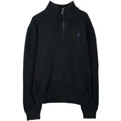 古着 ラルフローレン Ralph Lauren POLO RALPH LAUREN コットンニットハーフジップセーター メンズL相当/eaa645961のサムネイル