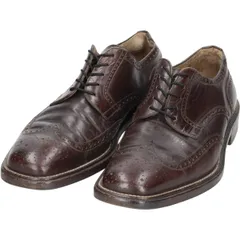 古着 エルメネジルドゼニア Ermenegildo Zegna スクエアトゥ フルブローグ ウイングチップシューズ 7 1/2 メンズ26.5cm相当/saa010287のサムネイル