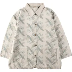 古着 80~90年代 エディーバウアー Eddie Bauer ボタニカル柄 カバーオール レディースL相当 ヴィンテージ/eaa620516のサムネイル