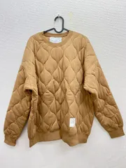 35.美品　 MISTERGENTLEMAN ミスタージェントルマン　GELATO PIQUE HOMME コラボ　キルティング　スウェット　トップス　長袖　ブラウン　サイズMのサムネイル