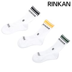 クロムハーツ ソックス SOCKS OLD ENGLISH 3PK クロムハーツ SOCKS 3PK 英字ロゴ靴下 レディース M - メルカリ