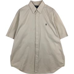 Ralph Lauren 麻 リネン 半袖シャツ ベージュ M - メルカリ