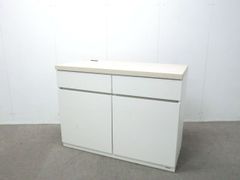 送料込】創愛ファニチュア キッチンボード カシュー80(W) レンジ台