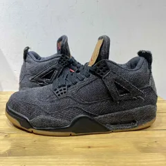 NIKE 2018 x LEVI'S AIR JORDAN 4 RETRO BLACK DENIM 27.5cm AO2571-001 ナイキ リーバイス エアジョーダン4レトロ ブラックデニム スニーカー 心斎橋店のサムネイル