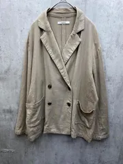amelier MAJESTIC LEGON アメリエル マジェスティックレゴン 麻混 テーラードカラー オーバーサイズ ジャケット sizeM/モカ ■◆ レディースのサムネイル