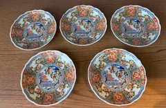 美濃焼   京紫龍峰窯  五枚セット 小皿 中皿 和食器 五枚セットのサムネイル