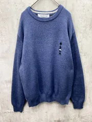 美品 NOLLEY'S LIGHT ノーリーズライト 幾何学 ネイティブ柄 ニット セーター sizeM/青 ■◇メンズのサムネイル