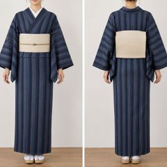 お買得】夏着物と帯セット 小紋 普段着 夏コーデ 絽 着丈153㎝ - メルカリ