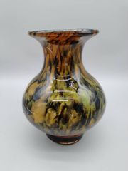 徳田八十吉　陶器 花瓶 壺 飴釉 鉄釉 飾り壺　九谷焼 徳田八十吉 陶器 花瓶 壺 飴釉 鉄釉 飾り壺 九谷焼 - メルカリ