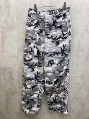 MARC JACOBS マークジェイコブス 25SS Marc Camo Oversized Jean ワイド デニムパンツ 迷彩 size25/グレー  ■■メンズのサムネイル