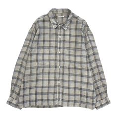 ANCELLM】BOW-TIE CHECK SHIRT(CREAM) - メルカリ