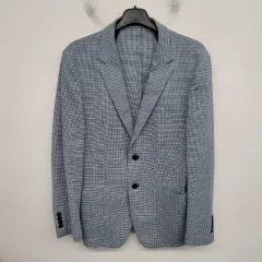 100 105/L XL TRUEGEN リネン ブレンド スーツ コンビ ジャケット (春夏夏)のサムネイル
