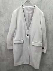 Doux archives ドゥアルシーヴ ノーカラー コート sizeM/ベージュ ◆■レディースのサムネイル