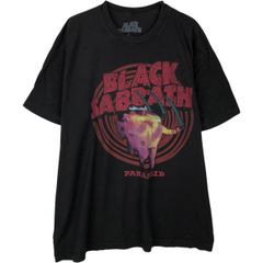古着 ブラックサバス ヘンリー ロゴ Tシャツ バンドT オジーオズボーン